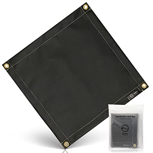ZEN Camps 焚き火専用シート（ブラックシリコン加工モデル）50cm×50cmの商品画像