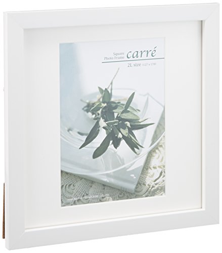HAKUBA スクウェア木製額 carre 2L 1面 FSQCR-WT2L1 （ホワイト）の商品画像