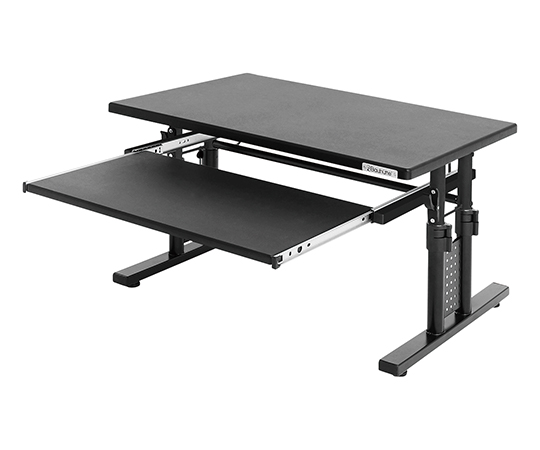 Bauhutte 昇降式ローデスク W700×D450～725×H390～485mm BHD-700L （ブラック）の商品画像