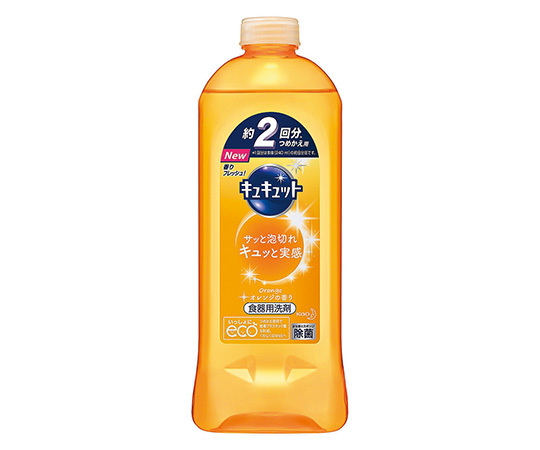 Kao キュキュット オレンジの香り 詰替用 385ml×1 キュキュット 台所用洗剤の商品画像