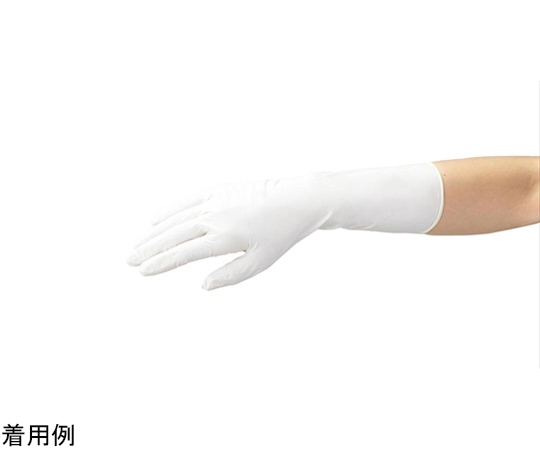 LeABLE LeABLE ニトリルP.F. ロングホワイト パウダーフリー 100枚入 No.2031 Mサイズ 作業用使い捨て手袋 - 最 ...