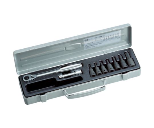 9.5mm（3/8inch）ヘキサゴンソケットレンチセット（強力タイプ）KH3072の商品画像