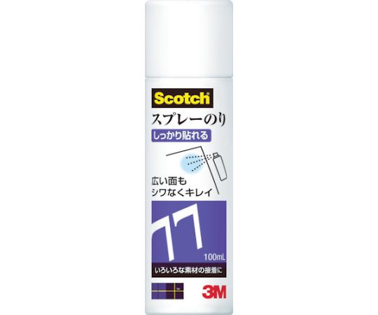 3M スコッチ スプレーのりミニ缶 S/N 77 MINI 100 ml×1個の商品画像