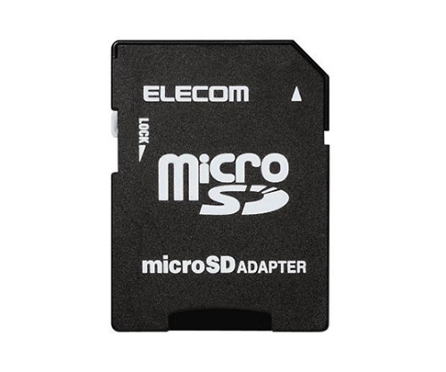 WithM メモリカード変換アダプタ（microSD→SD） MF-ADSD002の商品画像