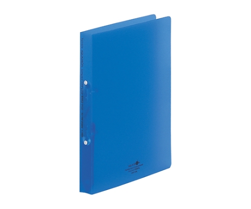 LIHIT LAB. AQUA DROPs リングファイル A4 2穴（青）F-5005-8 1冊 AQUA DROPs リング式ファイルの商品画像