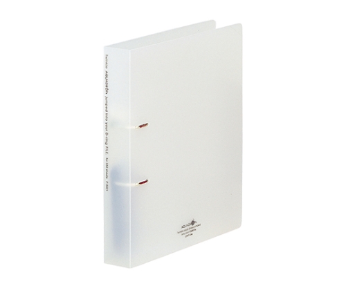 AQUA DROPs D型リングファイル A4 2穴（乳白）F-5021-1の商品画像