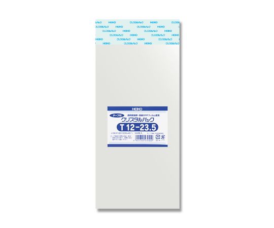 HEIKO クリスタルパックT 12-23.5 横120×縦235＋フタ40mm 6740830 OPP袋 透明封筒 1袋（100枚入） シモジマの商品画像