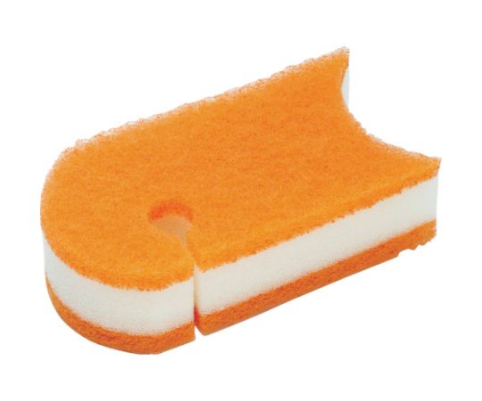 スコッチ・ブライト バスシャイン 抗菌スポンジ BM-22K（オレンジ）× 1個の商品画像
