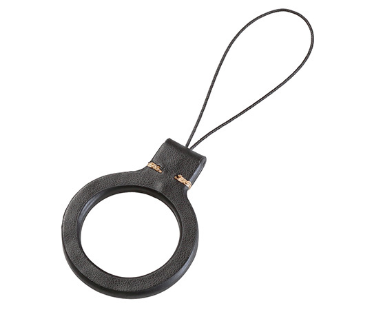 ELECOM フィンガーストラップ イタリアンソフトレザー P-STFPLIBK （ブラック） スマホストラップの商品画像