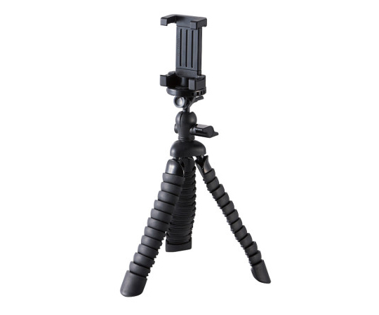 エレコム スマートフォン用フレキシブル三脚 （ブラック） P-STFLBKの商品画像