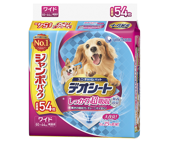 デオシート しっかり超吸収 無香消臭タイプ ワイド 54枚×1個の商品画像