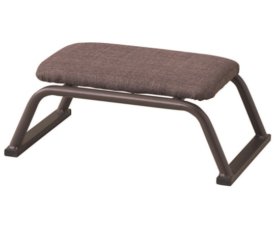 パイプ積み重ね正座イス W420×D250×H170mm N-8410 ブラウン色の商品画像