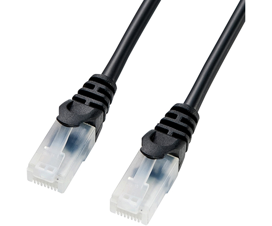SANWA SUPPLY サンワサプライ ツメ折れ防止LANケーブル Cat5e 10m LA-Y5TS-10BK（ブラック）×1本 LANケーブルの商品画像