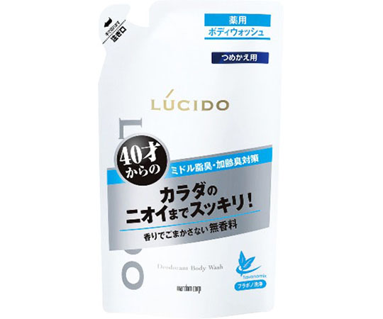 ルシード 薬用デオドラント ボディウォッシュ つめかえ用 380ml×1個の商品画像