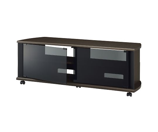 朝日木材加工 キャスター付きテレビ台 幅約120cm ハイタイプ AS