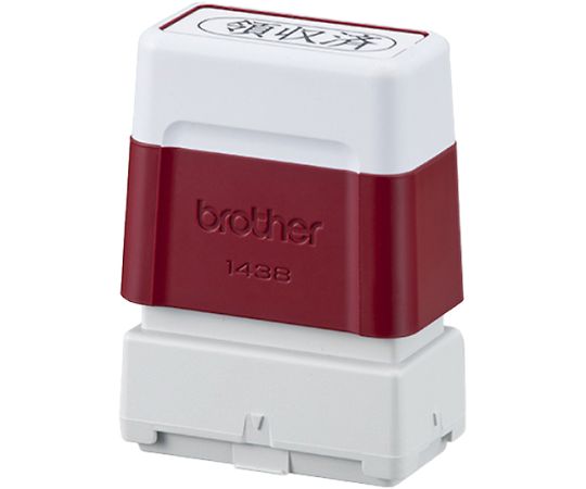 スタンプ（エラストマータイプ、6個入り） SP1438B6P （黒、タイプ1438：14mm×38mm）の商品画像