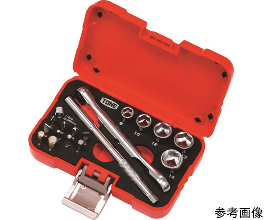 6.35mm（1/4inch）ソケットレンチビットセット MIX21620Pの商品画像