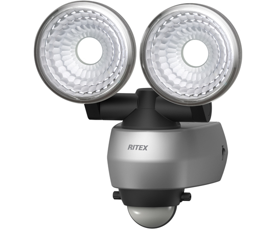 ムサシ LEDセンサーライト 7.5W×2灯 LED-AC315×1台の商品画像