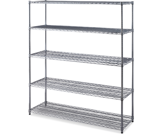 IRIS OHYAMA メタルラック 高耐荷重モデル MR-1518JK （シルバー） スチールラック本体の商品画像