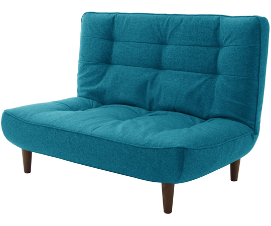 ハイバックソファ LULU-2p タスクブルー 二人掛け セルタン A40p-585BL (64-9376-11) ソファの商品画像