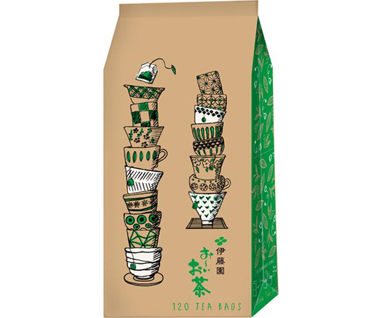 伊藤園 お～いお茶 エコティーバッグ 緑茶 120袋入り × 1個の商品画像