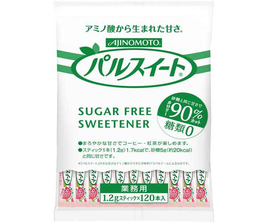 AJINOMOTO 味の素 パルスイート スティック 1袋（120本入） パルスイート 人工甘味料の商品画像