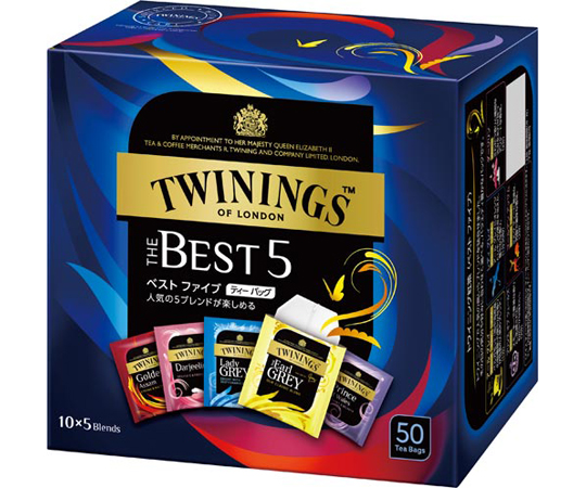 TWININGS トワイニング ベストファイブ ティーバッグ 50袋 ×1セット ティーバッグ紅茶の商品画像