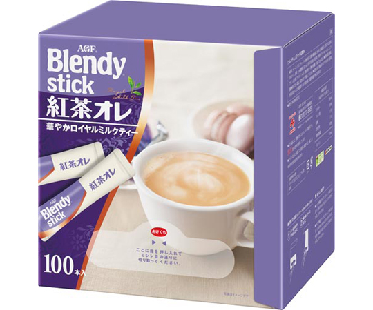 AGF 味の素AGF ブレンディ スティック 紅茶オレ 100本 ×1セット Blendy 粉末、インスタント紅茶の商品画像