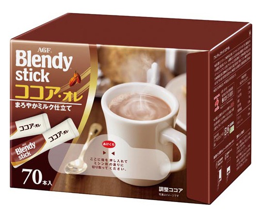 AGF AGF ブレンディ スティック ココアオレ 70本入×1箱 Blendy ブレンディスティック ココアの商品画像