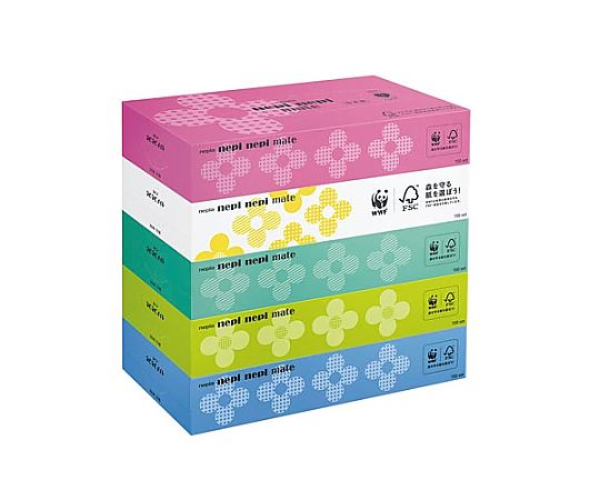 王子ネピア ネピア ネピネピ ティシュ 150組 300枚 5個 × 1パック