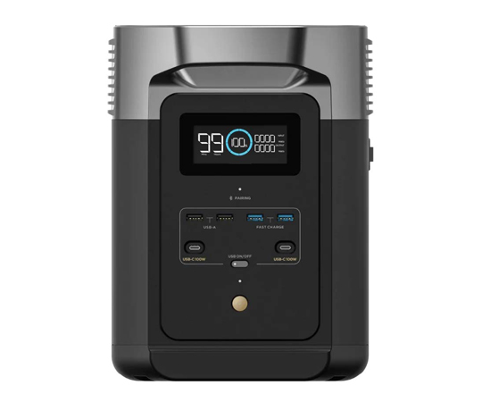 ECOFLOW DELTA2 (ポータブル電源 1024Wh/最大1900W パススルー ECOFLOW DELTA2 (ポータブル電源 1024Wh/最大1900W パススルー