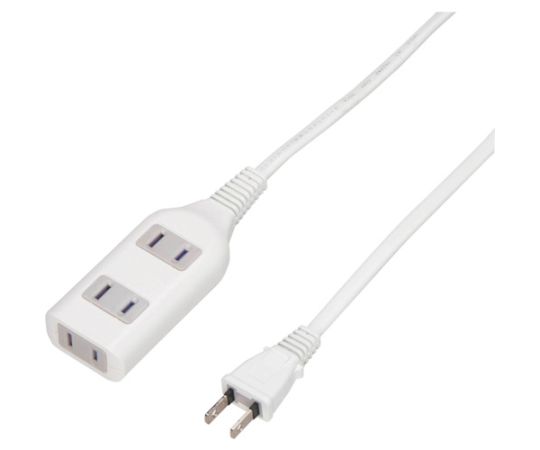 ヤザワ テーブルタップ HSL302WH 3個口 2m ホワイト ×1個の商品画像