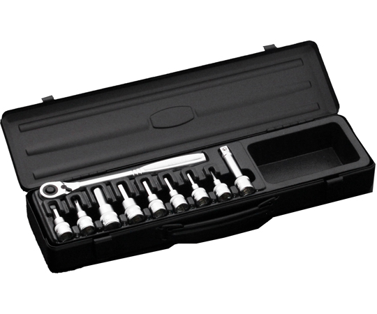 9.5mm（3/8inch）ヘキサゴンソケットレンチセット H3082BKの商品画像