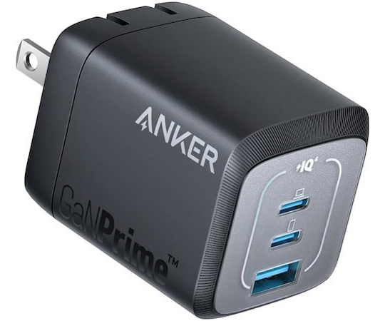 Anker Prime Wall Charger （67W, 3 ports, GaN） A2669N11 （ブラック）の商品画像
