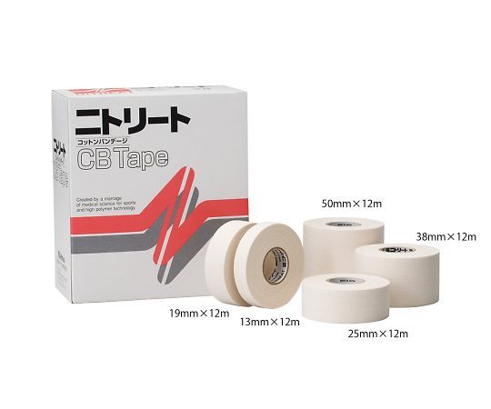 ニトリート スポーツテープ CBテープ 38mm×12m（8巻入）CB-38×1セットの商品画像