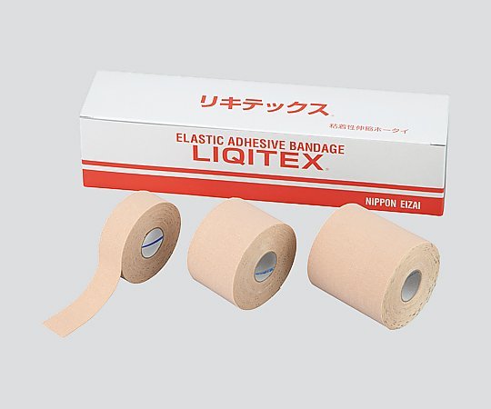 日本衛材 伸縮性粘着包帯 リキテックス 3号（6巻入り、5.0cm×5m） NE-2092 包帯の商品画像
