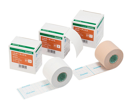 粘着性伸縮包帯・シルキーテックス 5号（ホワイト、6巻入り、5.0cm×5m） 11894の商品画像