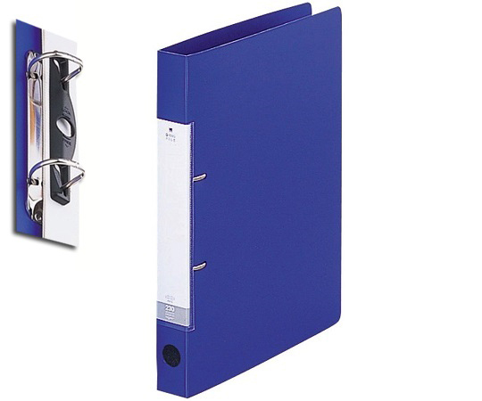 リクエスト D型リングファイル A4（青）G2220-8 1冊の商品画像