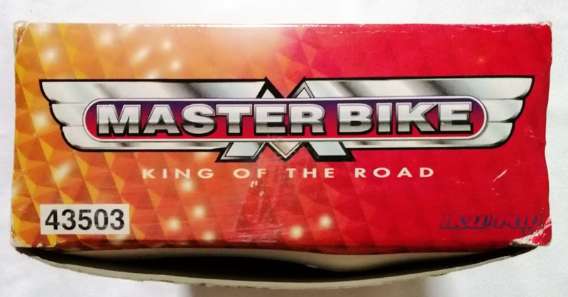  used [ MASTER BIKE KING OF THE ROAD die-cast metal approximately 1/12 ]NewRay total length approximately 18cm