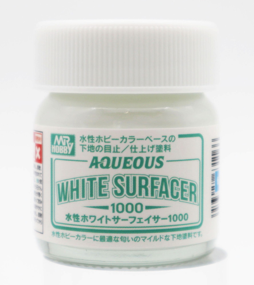 水性ブラックサーフェイサー1000 （ビンタイプ） ホワイト （下地塗装材 HSF02）の商品画像