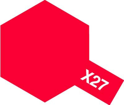 X-27 クリヤーレッド （エナメル 80027）の商品画像