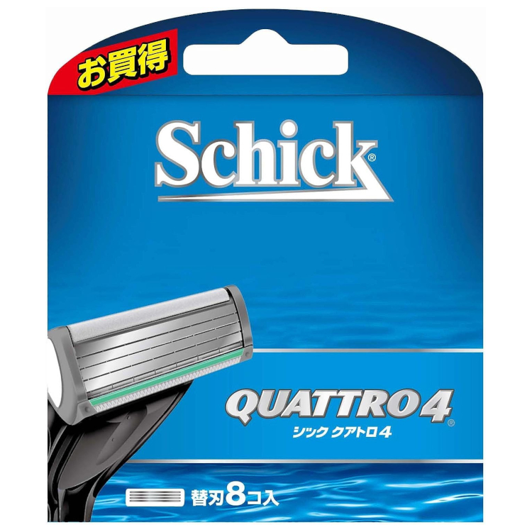 シック クアトロ4 替刃（8コ入）×1セットの商品画像