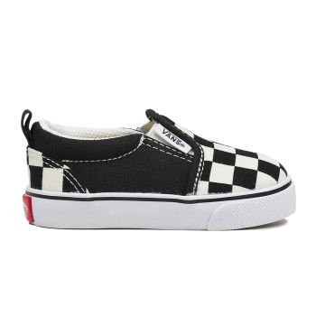  baby VANS SLIP ON (12-14) Van z туфли без застежки V98BABY BLK/WHT CHK