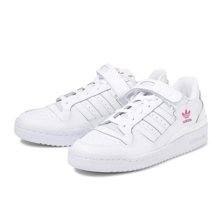 adidas WMNS FORUM LOW G58001 （フットウェアホワイト/フットウェアホワイト/ショックピンク） adidas Originals FORUM（adidas Originals） レディーススニーカーの商品画像