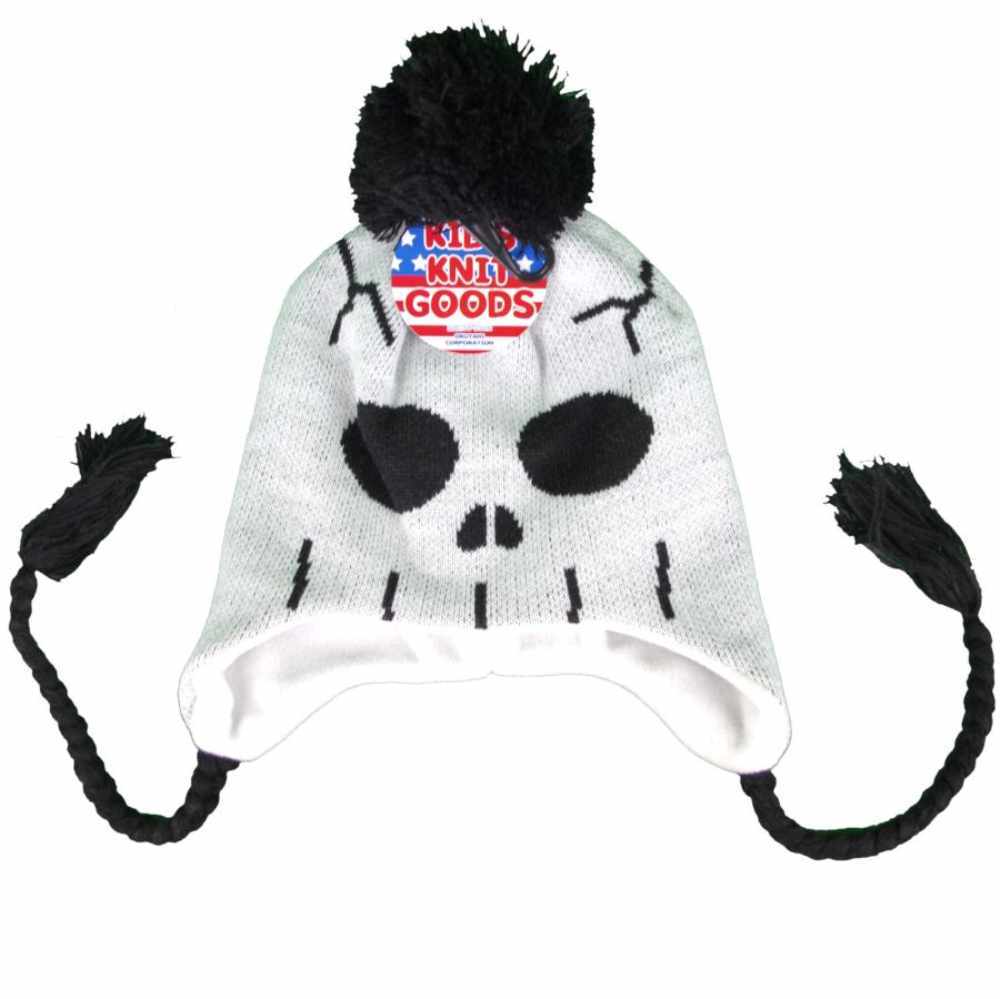  Kids Skull рисунок бонбон вязаный 50~55cm размер 