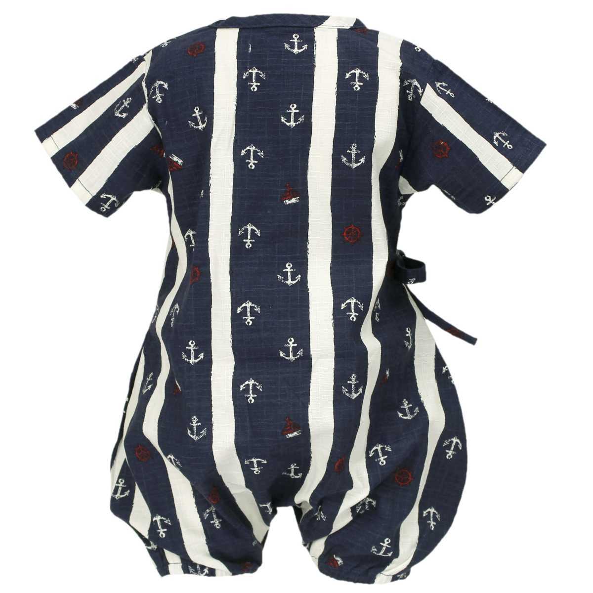  Yu-Mail бесплатная доставка джинбей baby мужчина новорожденный хлопок 100% детский комбинезон модный симпатичный юката сделано в Японии ткань праздник фейерверк тепловая защита boys мужчина . темно-синий ( все 2 цвет )5