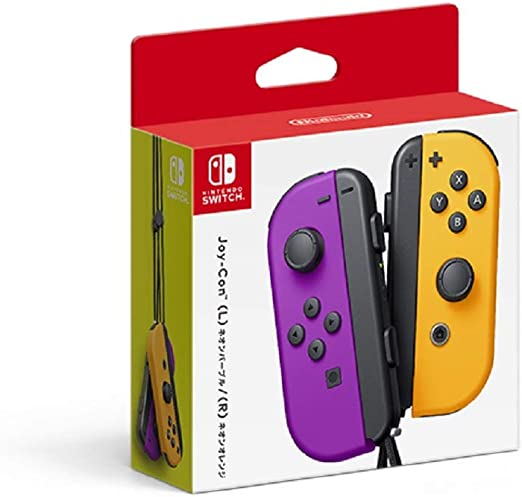 任天堂 Joy-Con（L） ネオンパープル/（R） ネオンオレンジ Nintendo Switch Nintendo Switch用コントローラーの商品画像