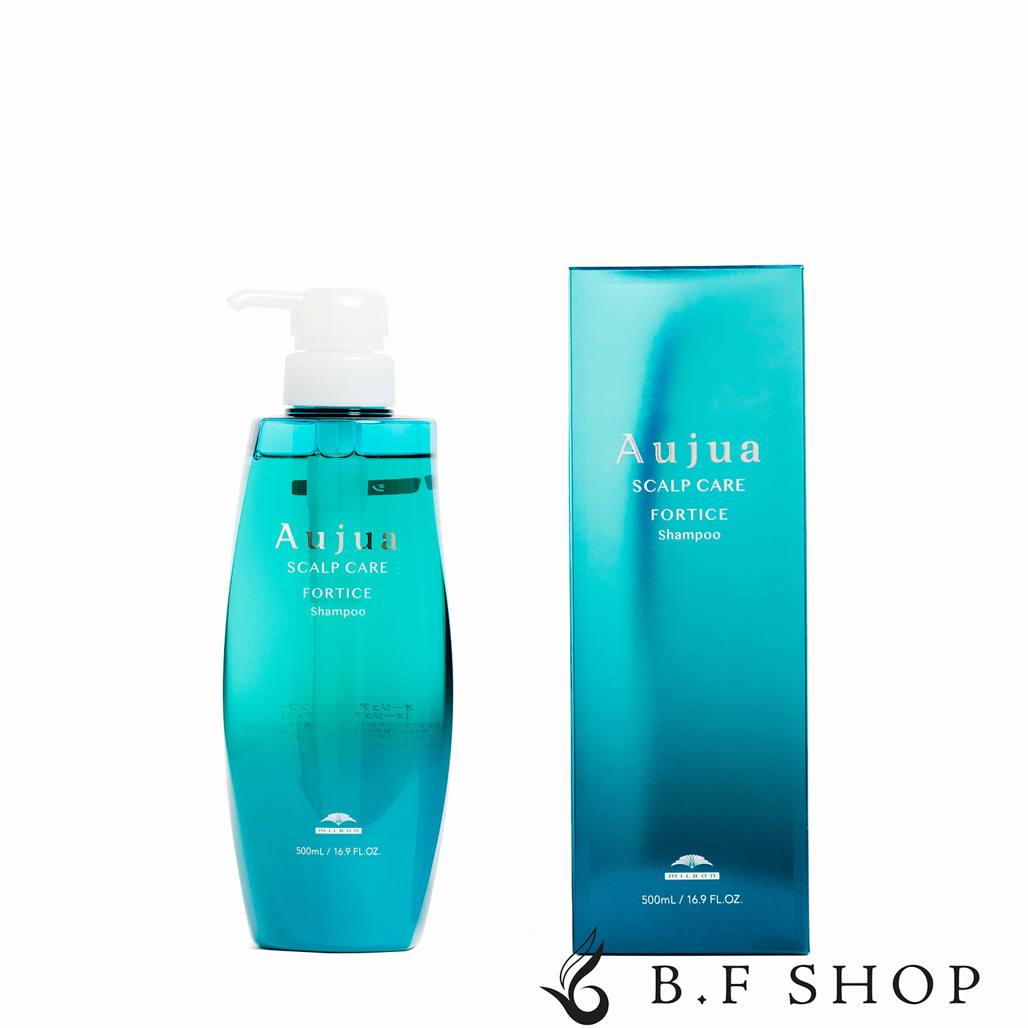 MILBON ミルボン Aujua フォルティス シャンプー ポンプ 500ml×1個