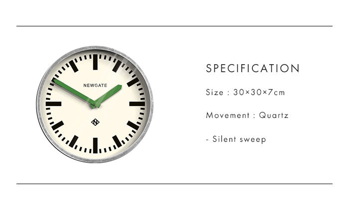 NEWGATE 壁掛け時計 ニューゲート ラゲッジ ウォールクロック 時計