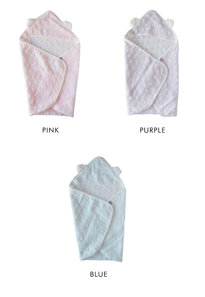 今治タオル 白雲 ガーゼ フード付き おくるみ フードタオル ベビー